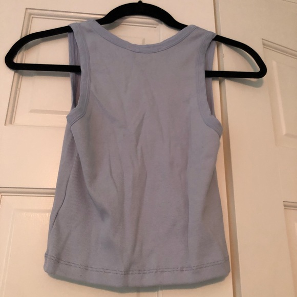 Radarte Cropped Baby Blue Tank NWOT - Picture 6 of 6